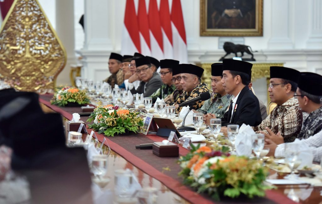 Presiden Jokowi Bertemu dengan Para Ulama dan Kyai dari 