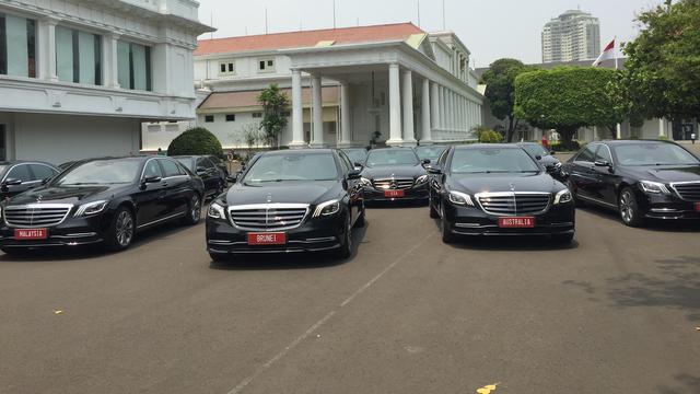 Tamu Negara Pakai Mobil Mewah Baru Jokowi dan Maruf 