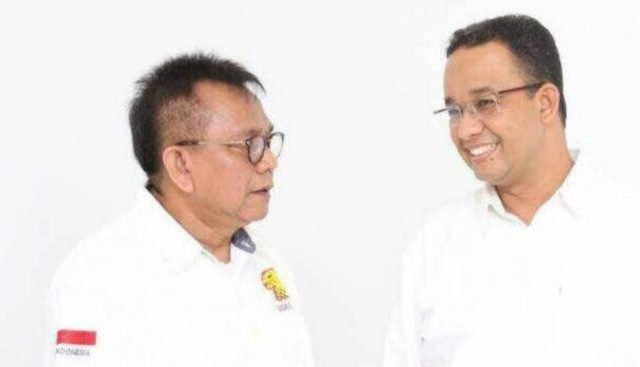 Wakil Ketua DPRD DKI, M Taufik dan Gubernur DKI Jakarta, Anies Baswedan