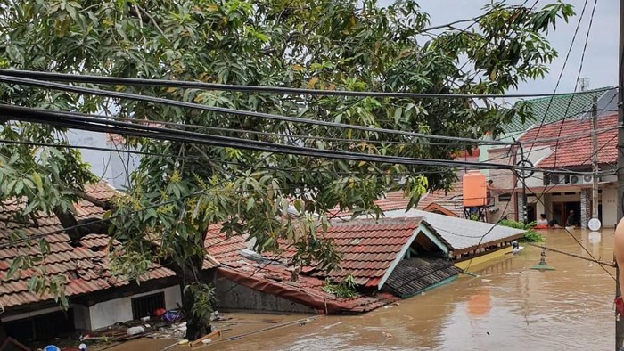 BNPB Catat Titik Banjir  Terbanyak Ada di Bekasi  