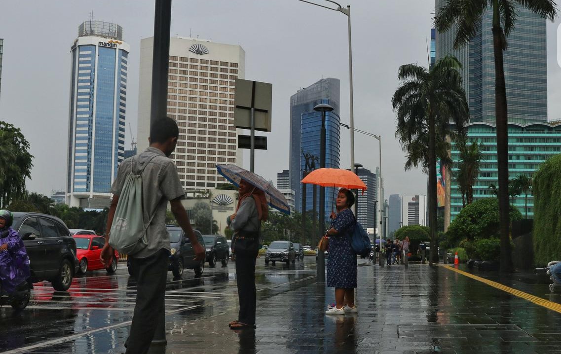 Hujan Diperkirakan Guyur Jakarta secara Merata di Hari Pergantian Tahun 1