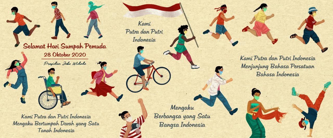 Refleksi Sumpah Pemuda, Jokowi: Mari Bersatu dan Bangkit 1