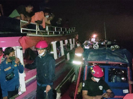Bantu Pencarian Pesawat Sriwijaya Air SJ-182 di Kepulauan Seribu, Disgulkarmat dan Dishub DKI Jakarta Kerahkan Personel 1