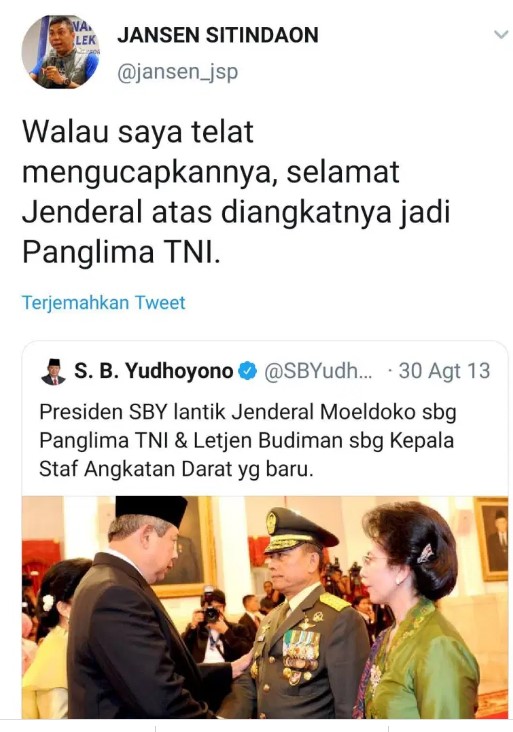 Rachland Demokrat Singgung Eks Panglima Tak Kenal Budi, Foto Moeldoko Cium Tangan SBY Kembali Viral 2