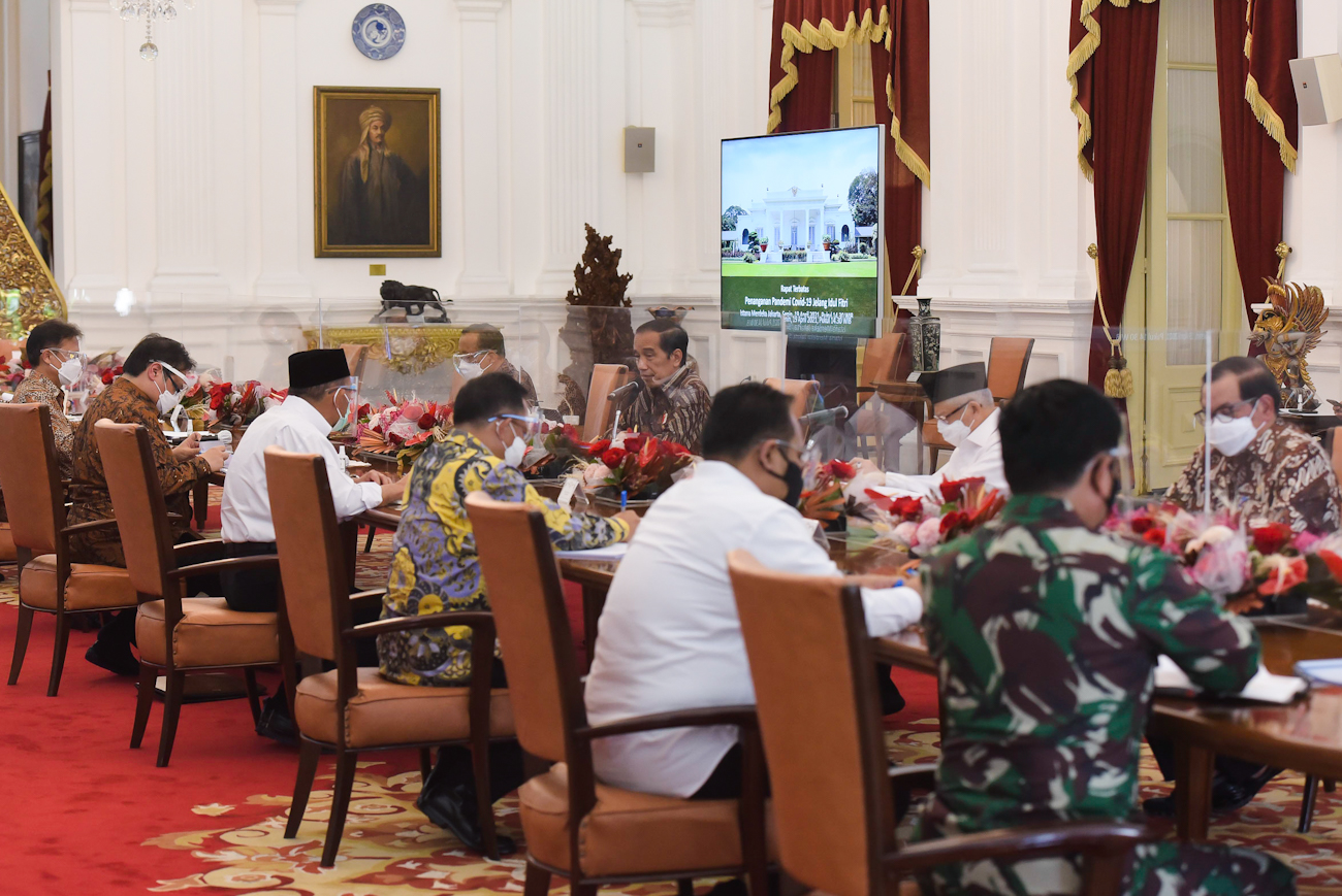 Presiden Jokowi pimpin Ratas