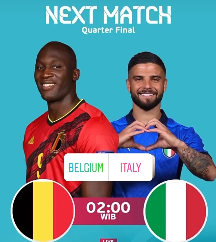Prediksi belgia vs italy
