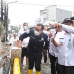 Wakil Walikota Tangsel Pilar Saga Ichsan pantau titik banjir/ist
