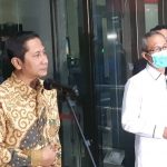 Ketua Komisi Yudisial (KY) Mukti Fajar Nur Dewata mengunjungi Komisi Pemberantasan Korupsi (KPK)