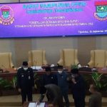 DPRD Kabupaten Tangerang mengesahkan Rancangan Peraturan Daerah (Raperda) APBD Perubahan Tahun 2022. Foto/Samsul