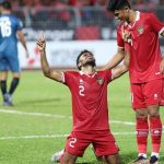 Pemain Indonesia, Yacob Sayuri melakukan selebrasi usai mencetak gol ke gawang Brunei Darussalam dalam lanjutan Piala AFF 2022 di Grup A. Foto/PSSI