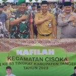 Ikuti Defile MTQ ke-53 Kabupaten Tangerang! Mudah-mudahan Kafilah Kecamatan Cisoka Juara Umum