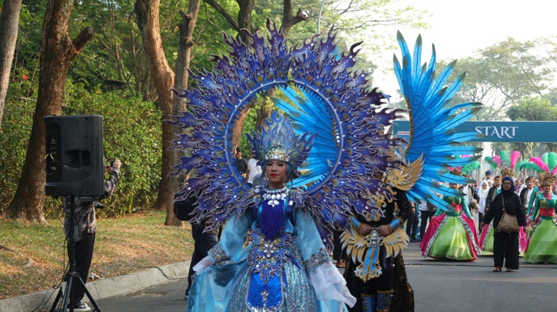Meriahnya Parade Budaya di Tangsel! Korea, Filipina, India, Timor Leste